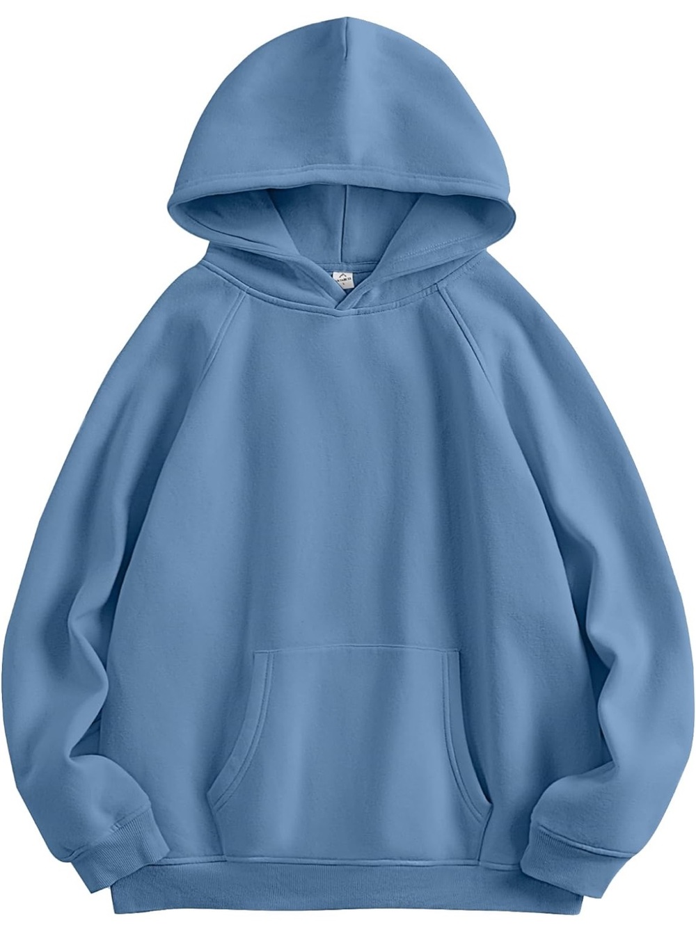Woman’s oversized Blue Pullover Hoodie Sweatshirt